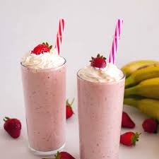 strawberry banana milkshake veena azmanov