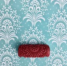 C8 Patterned Paint Roller Wall
