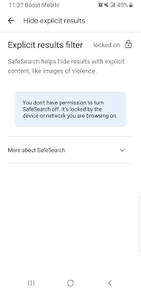 how do i turn off safesearch it