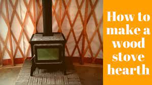 how to build a hearth for a wood stove