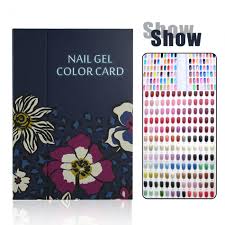 Us 11 37 29 Off Professional 180 Colors Nail Gel Color Display Book Card False Polish Color Chart Manicure Salon Diy Jewelry Packaging Display In