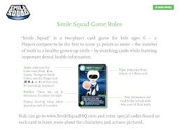 Correctly matched pairs are moved to a separate area of the playing field, while any wrong assignments are immediately dissolved so that the user has to make a new selection. Smile Squad Game Rules Manualzz