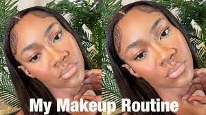 makeup routine for oily skinned black