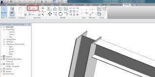 cut beams and columns in revit modelical