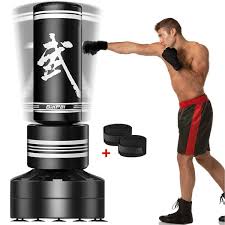 free standing heavy boxing punching bag