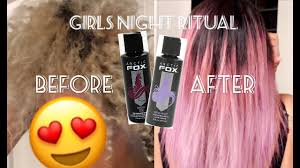 Warmer weather means experimenting with hair color! Don T Apply Semi Permanent Hair Dye On Dry Hair Girls Night Ritual Review Tutorial Youtube
