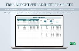 budget template in excel free