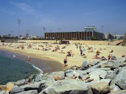 Mar bella beach, barcelona, spain map. Mar Bella Beach Barcelona Film Commission
