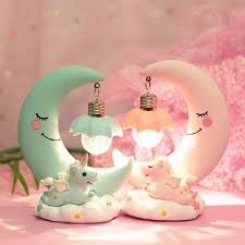 Decbest Led Unicorn Night Light Moon Lamp Luminaria Romantic Bedside Lamp Ideal Gifts Is Multicolor Newchic