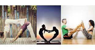 Just to feel comfortable, which is very important at the beginning stage. Partner Yoga Pose Sequence Popsugar Fitness