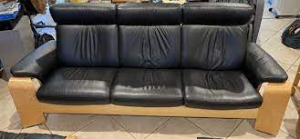 ekornes stressless leather sofa living
