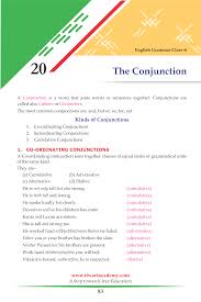 Coordinating conjunctions, subordinating conjunctions, and correlative conjunctions. Class 6 English Grammar Chapter 20 Conjunction Updated For 2020 2021
