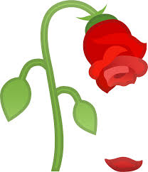 wilted flower emoji for