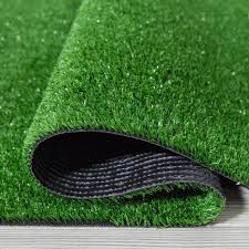 ottomanson turf collection waterproof solid gr 22x30 indoor outdoor artificial gr doormat 22 in x 30 in green