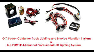 G T Power Truck Lighting And Invoice Vibration System 4 Channel Professional Led Lighting System