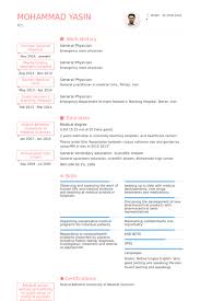 Resume Format for Doctors in PDF