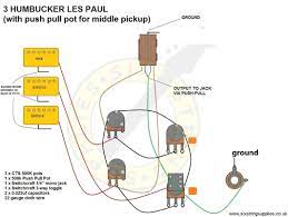 Guitar wiring diagrams 3 pickups. 3 Humbucker Les Paul Wiring Six String Supplies