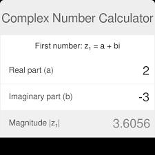 Complex Number Calculator