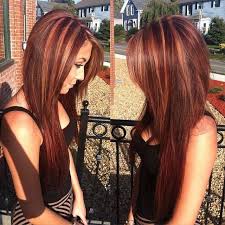 This auburn hair color ideas is ideal for fair complexions. Trendy Hair Color Highlights Brown Hair With Auburn And Caramel Highlights Beauty Haircut Home Of Hairstyle Ideas Inspiration Hair Colours Haircuts Trends
