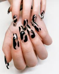 30 cow print nail art design ideas for