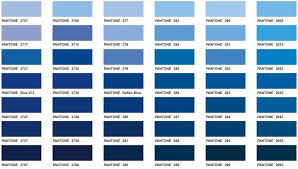 Blue Pantone Color Chart Purple Color Palettes Pantone