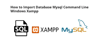 import database mysql command line