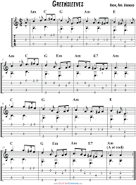 Greensleeves Guitar Tab Play This Easy Fingerstyle Solo