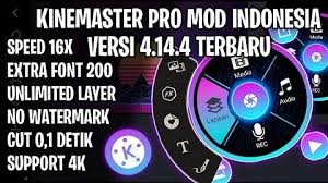 Kine master has been designed to be compatible with multiple audio, video, and image formats along with text effects and many animation. Kinemaster Pro Indonesia Apk