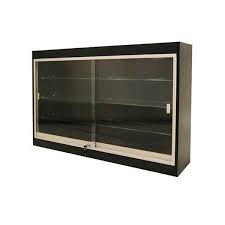 wall mounted display case with shelves