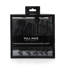 brushes travel size set 5pcs with black