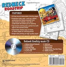 Please wait, the page is loading. Amazon Com Redneck Roadtrip Adult Coloring Book With Bonus Redneck Roadtrip Music Cd Included Color With Music 9781988603032 Newbourne Media Books