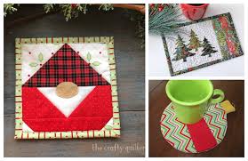 christmas mug rug free sewing patterns