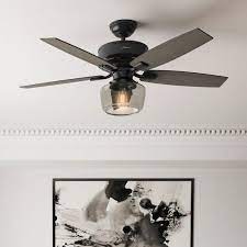 They also have an influence on the circulation as well. 52 Bennett 5 Blade Standard Ceiling Fan With Remote Control And Light Kit Included In 2021 Ceiling Fan With Remote Led Ceiling Fan Ceiling Fan