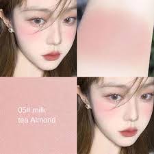 korean cosmetics blush peach