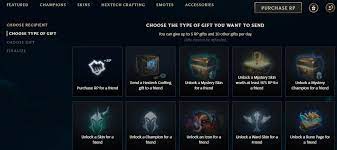 gifting guide and faq league of
