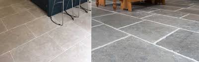 limestone flooring creating a modern