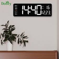 Dolity Large Digital Wall Clock Modern