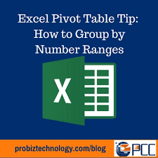 pivot table how to group data by