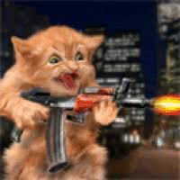 cat fury cat with AK-47 gif [Counter-Strike: Source] [Sprays]