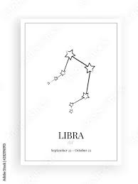 zodiac libra sign stars symbol libra
