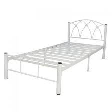 Sleep, that restful time that every body needs, is best with durable beds and quality mattresses: Jamila Metal Bed Frame Single Size Online Bedroom Furniture Singapore Sg Bedandbasics