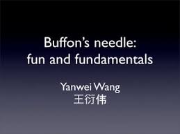 Buffon's Needle Experiments: Fun with ...