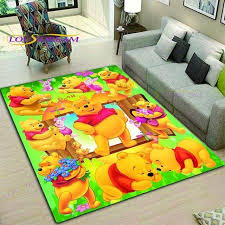 pooh floor non slip rug room mat square