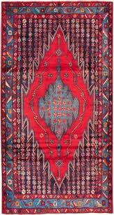 hand knotted andelz red wool rug