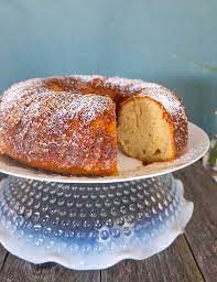Almond Flour Rum Cake gambar png