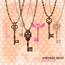 Vintage Hanging Keys Template 483237