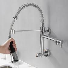 Rotary Kitchen Faucet Double Nozzle