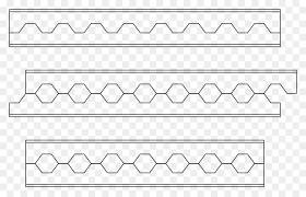 castellated beam line art png