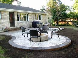 Concrete Backyard Patio