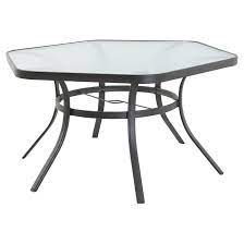 style selections hexagon dinner table